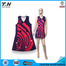 Пользовательские сублимированные Netball Uniform Sports Wholesale